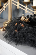Bild in Galerie-Betrachter laden, Weihnachtskranz "Basis Asparagus" schwarz mit Glitzerstaub