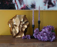 Bild in Galerie-Betrachter laden, Vase 30 cm in Gold oder Schwarz | Metall Vase | Dekovase | Blumenvase Wohnzimmer