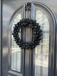 Bild in Galerie-Betrachter laden, Türkranz in schlicht schwarz / Kranz 30 oder 45 cm