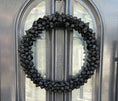 Bild in Galerie-Betrachter laden, Türkranz in schlicht schwarz / Kranz 30 oder 45 cm
