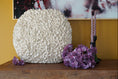 Bild in Galerie-Betrachter laden, XL Vase PHYLIA | 3D Vase | Flache Vase | Dekovase | Blumenvase Groß Creme