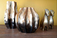 Bild in Galerie-Betrachter laden, Vase 20 oder 26 cm | Metall Vase | Dekovase | Blumenvase Gold