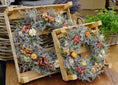 Bild in Galerie-Betrachter laden, Asparagus-Trockenblumenkranz – 30 oder 40 cm Naturkranz mit Blüten | Handgemachte Tür- & Tischdeko