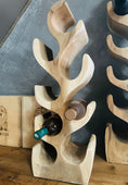 Bild in Galerie-Betrachter laden, Weinregal/ Weinständer aus Holz für 6/8/12 Weinflaschen (ca. 50, 70, 100 cm Höhe) Breite ca. 26 cm