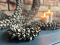 Bild in Galerie-Betrachter laden, Kranz Grau Türkranz Wandkranz 55, 45 und 30 cm Durchmesser