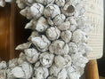 Bild in Galerie-Betrachter laden, Shabby-weißer Kranz / Türkranz / Wandkranz mit Coco-Früchten 40 cm Durchmesser