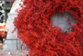 Bild in Galerie-Betrachter laden, Eleganter Wandkranz / Türkranz, ROT Asparagus-Kranz 28 cm, 35 cm und oder 45 cm Durchmesser