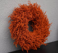 Bild in Galerie-Betrachter laden, Kranz in Pastell Orange aus Asparagus Türkranz Wandkranz 28, 35 oder 45 cm