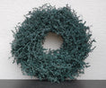 Bild in Galerie-Betrachter laden, Kranz in Petrol aus Asparagus Türkranz Wandkranz 28, 35 oder 45 cm