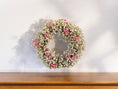 Bild in Galerie-Betrachter laden, Schleierkraut Kranz, für Tür und Wand ca. 30 cm Durchmesser