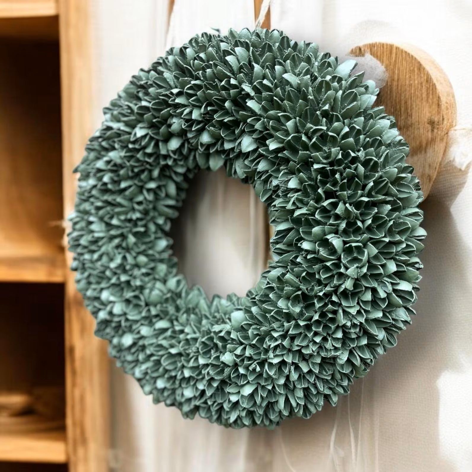 Kranz Natur/grün Türkranz Wandkranz 40 cm Durchmesser