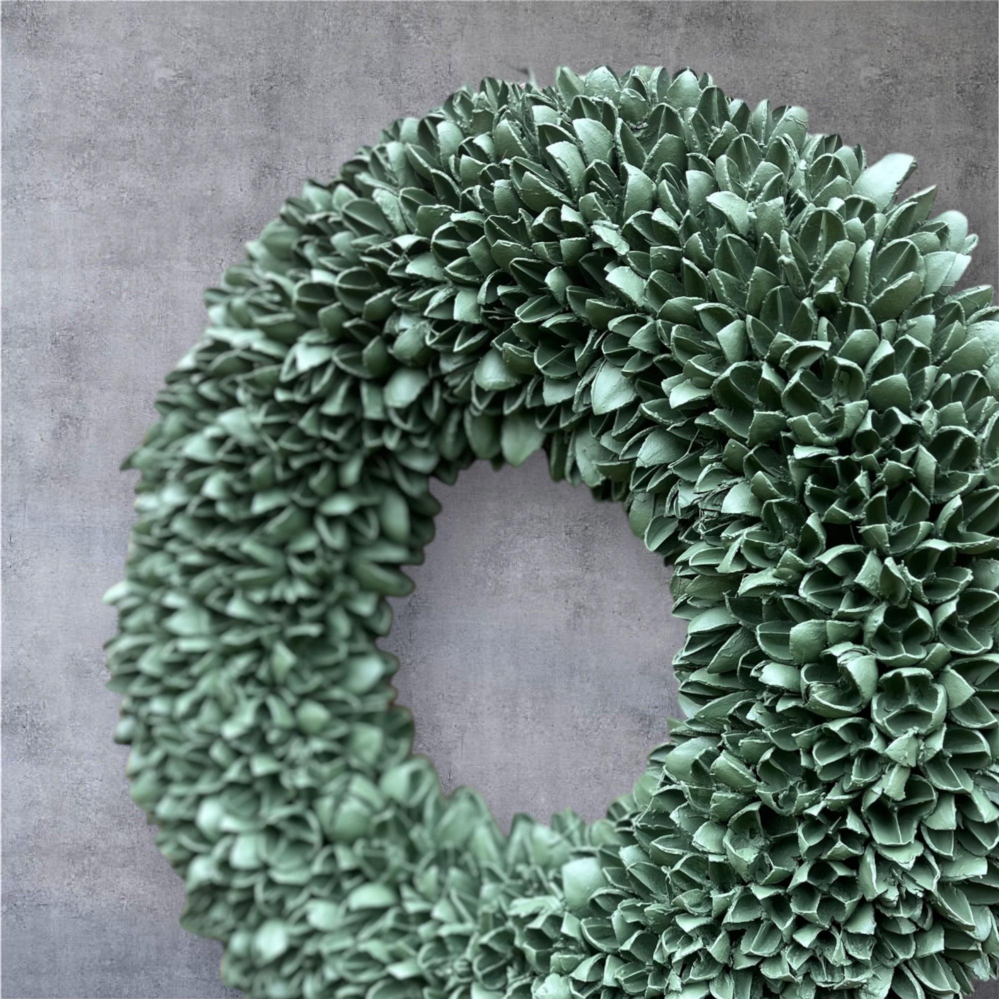 Kranz Natur/grün Türkranz Wandkranz 40 cm Durchmesser