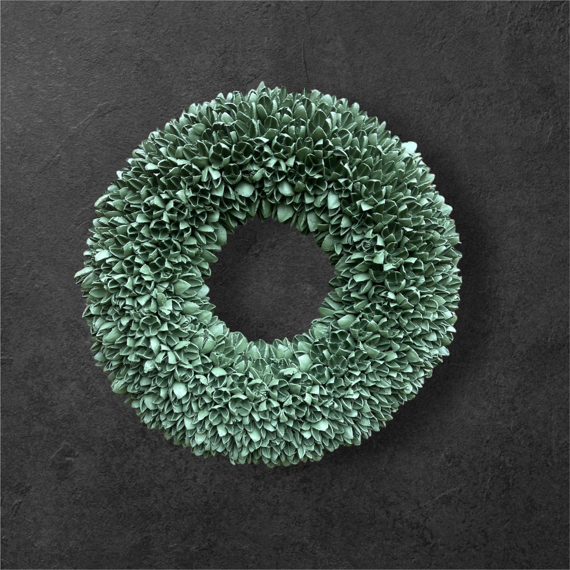 Kranz Natur/grün Türkranz Wandkranz 40 cm Durchmesser