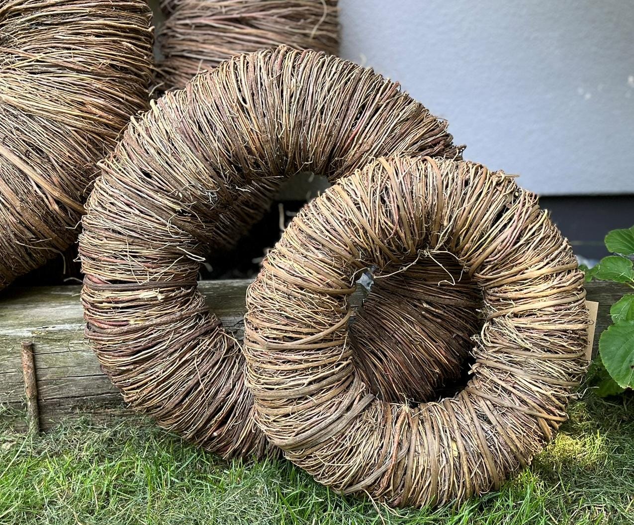 Naturkranz aus Rebe – in 35 cm, 45 cm, 60 cm und 85 cm∙ rustikale Deko für Haus & Garten