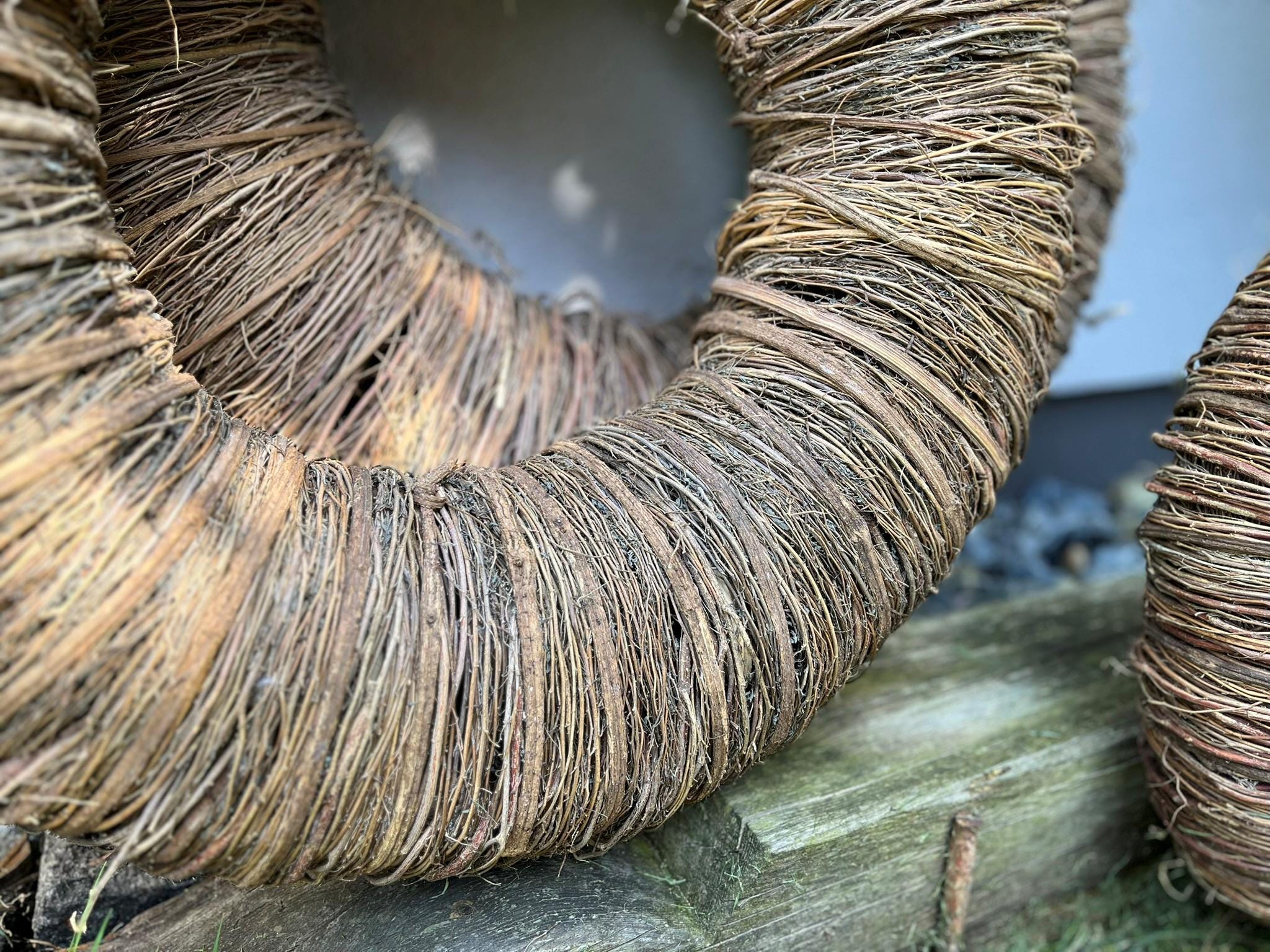 Naturkranz aus Rebe – in 35 cm, 45 cm, 60 cm und 85 cm∙ rustikale Deko für Haus & Garten