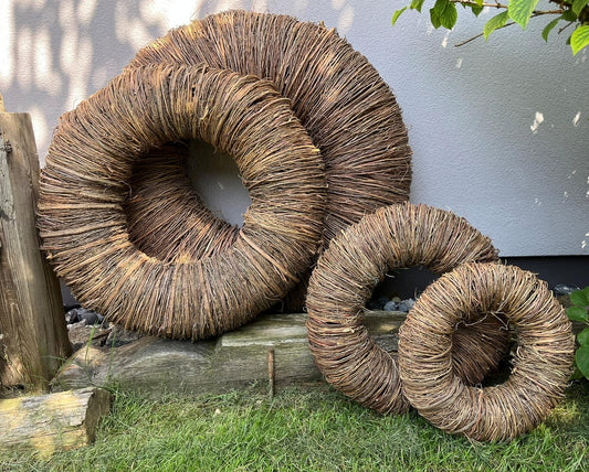 Naturkranz aus Rebe – in 35 cm, 45 cm, 60 cm und 85 cm∙ rustikale Deko für Haus & Garten