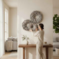 Bild in Galerie-Betrachter laden, Türkranz Wandkranz Kranz Palmenblättern 25 cm, 40 cm, 55 cm und 65 cm Durchmesser, natur