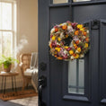 Bild in Galerie-Betrachter laden, Türkranz Trockenblumen 30 cm – Frühlingskranz mit Naturmaterial – Haustürdeko & Indoor – Boho, Vintage