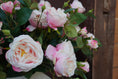 Bild in Galerie-Betrachter laden, Kunstblumen Kranz | Künstlicher Rosenzweig Rosa – Bild 5