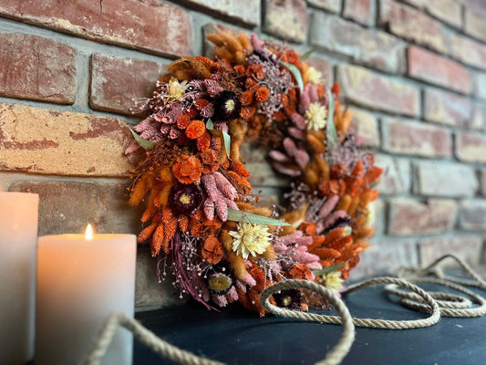 20 cm oder 38 cm Blütenzauber: Der perfekte Frühlingskranz für jede Tür und Wand! - Kranzshop