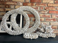 Bild in Galerie-Betrachter laden, Kranz Weiß Türkranz Wandkranz 55, 45 und 30 cm Durchmesser