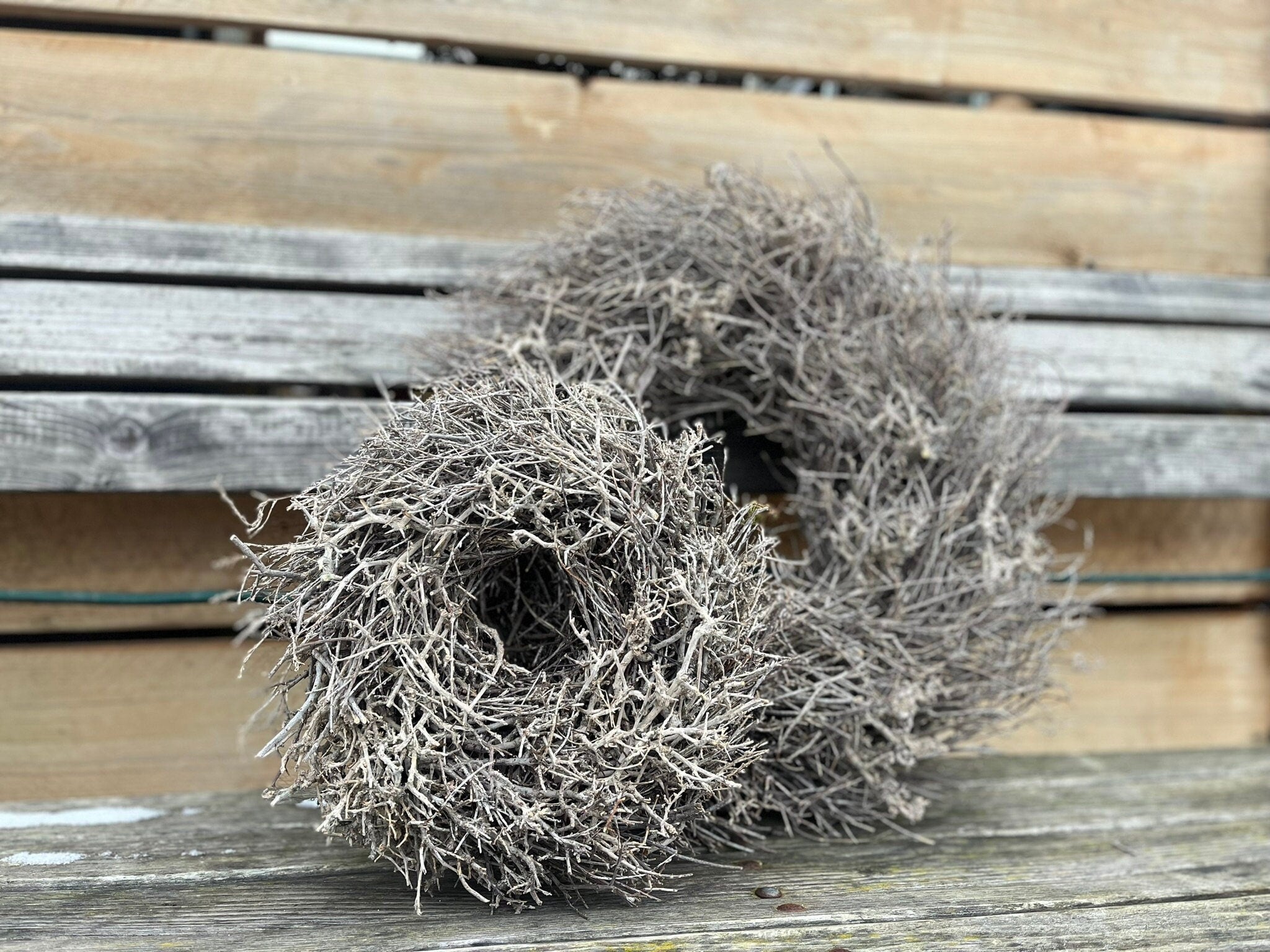 Vintage wild Bonsai-Kranz Türkranz Wandkranz