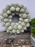 Bild in Galerie-Betrachter laden, Natürlicher Dekokranz aus getrockneten Zuckerschoten • Boho Wanddeko • Trockenblumen Kranz • Nachhaltige, natürliche Home Decor
