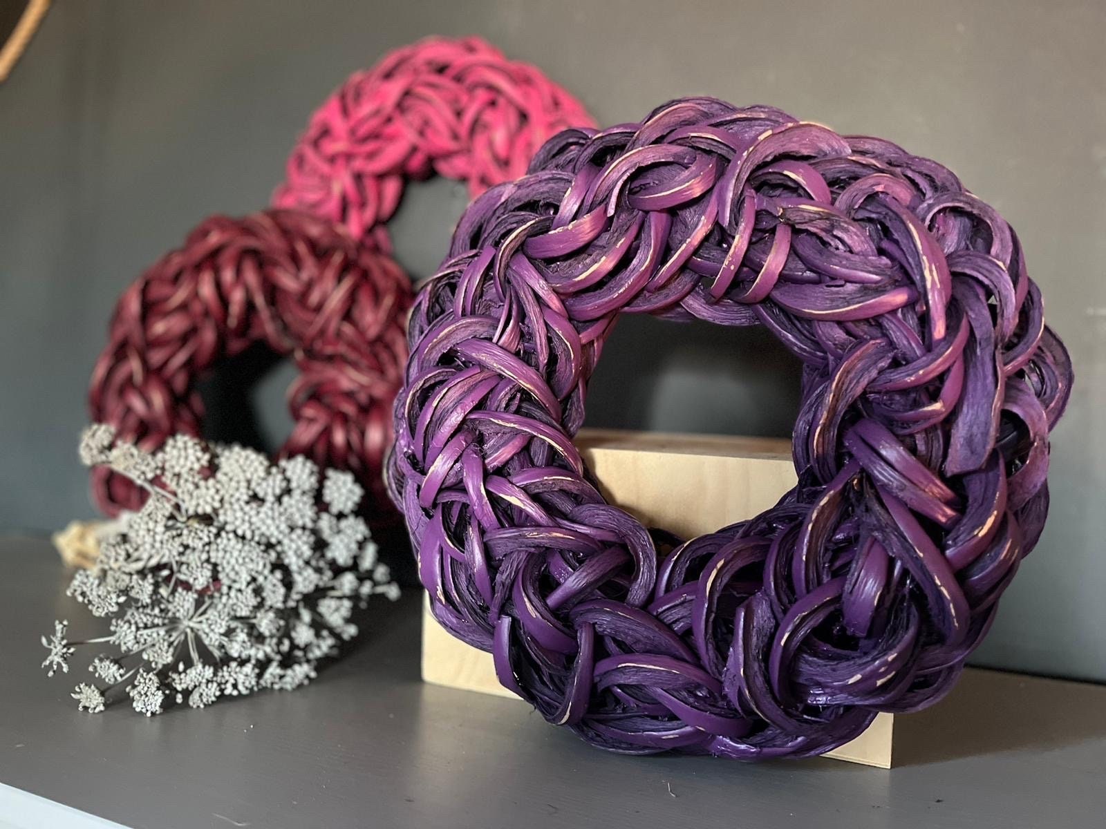 Special Edition Türkranz Wandkranz Kranz in 40 cm Durchmesser, Praktische Aufhängung