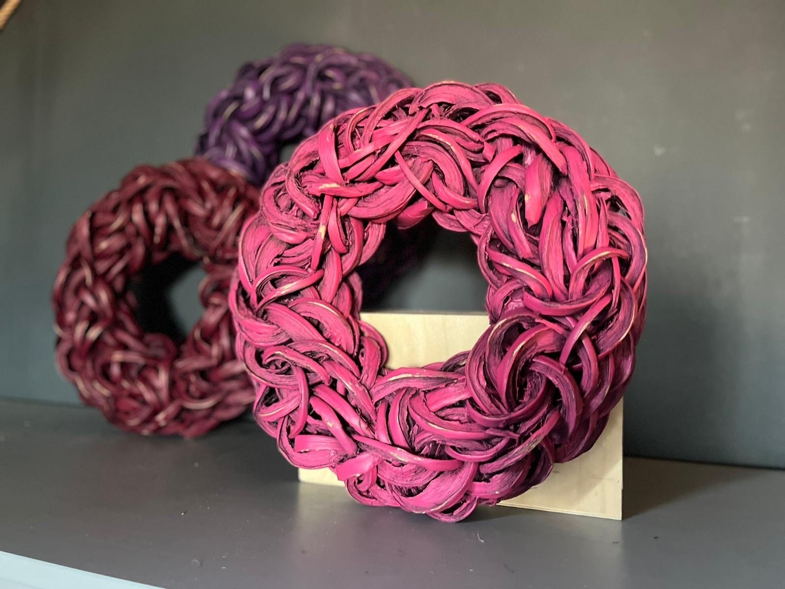 Special Edition Türkranz Wandkranz Kranz in 40 cm Durchmesser, Praktische Aufhängung