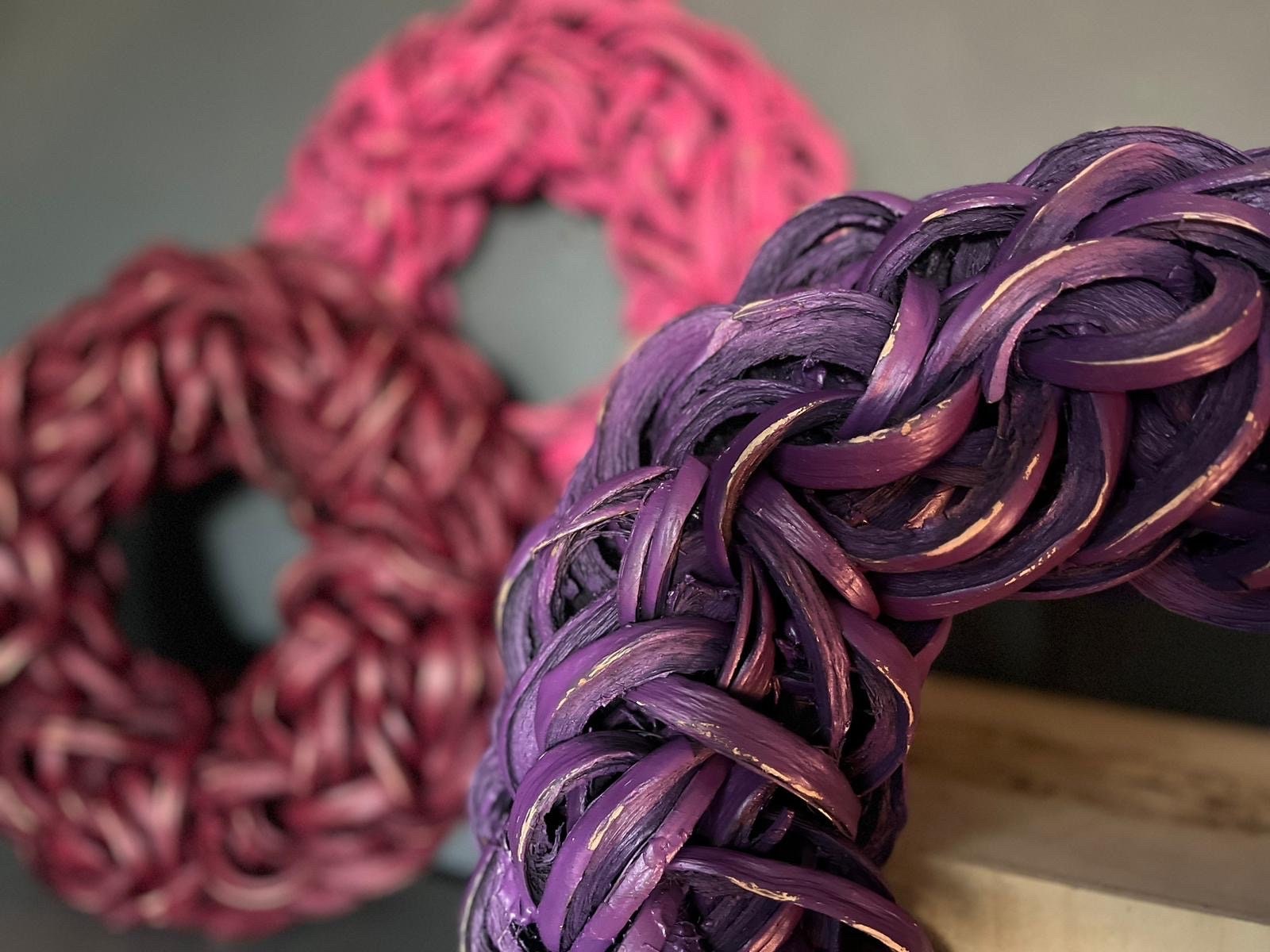 Special Edition Türkranz Wandkranz Kranz in 40 cm Durchmesser, Praktische Aufhängung