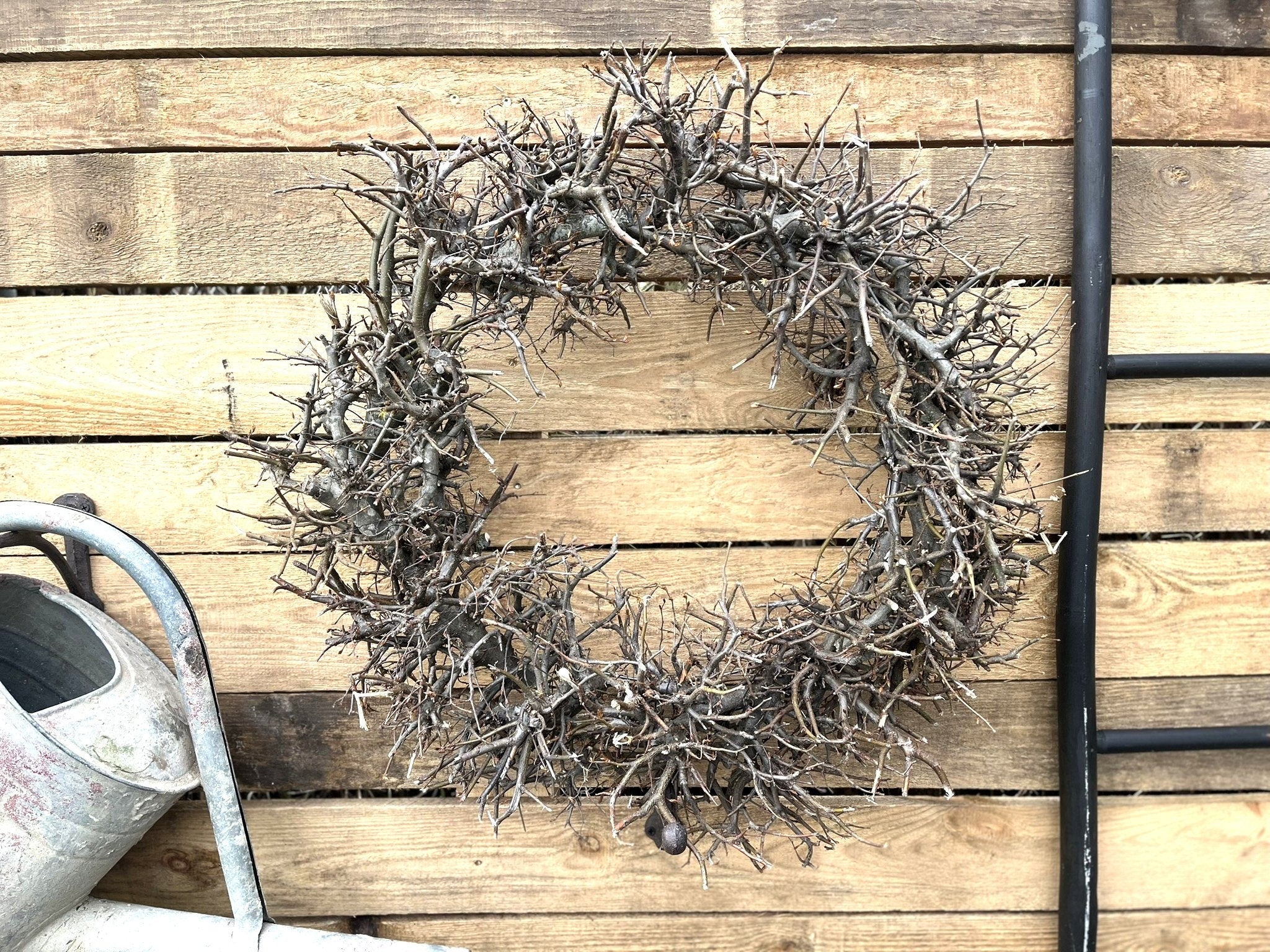 Vintage Bonsai-Kranz 60 cm, Kranz Türkranz Wandkranz