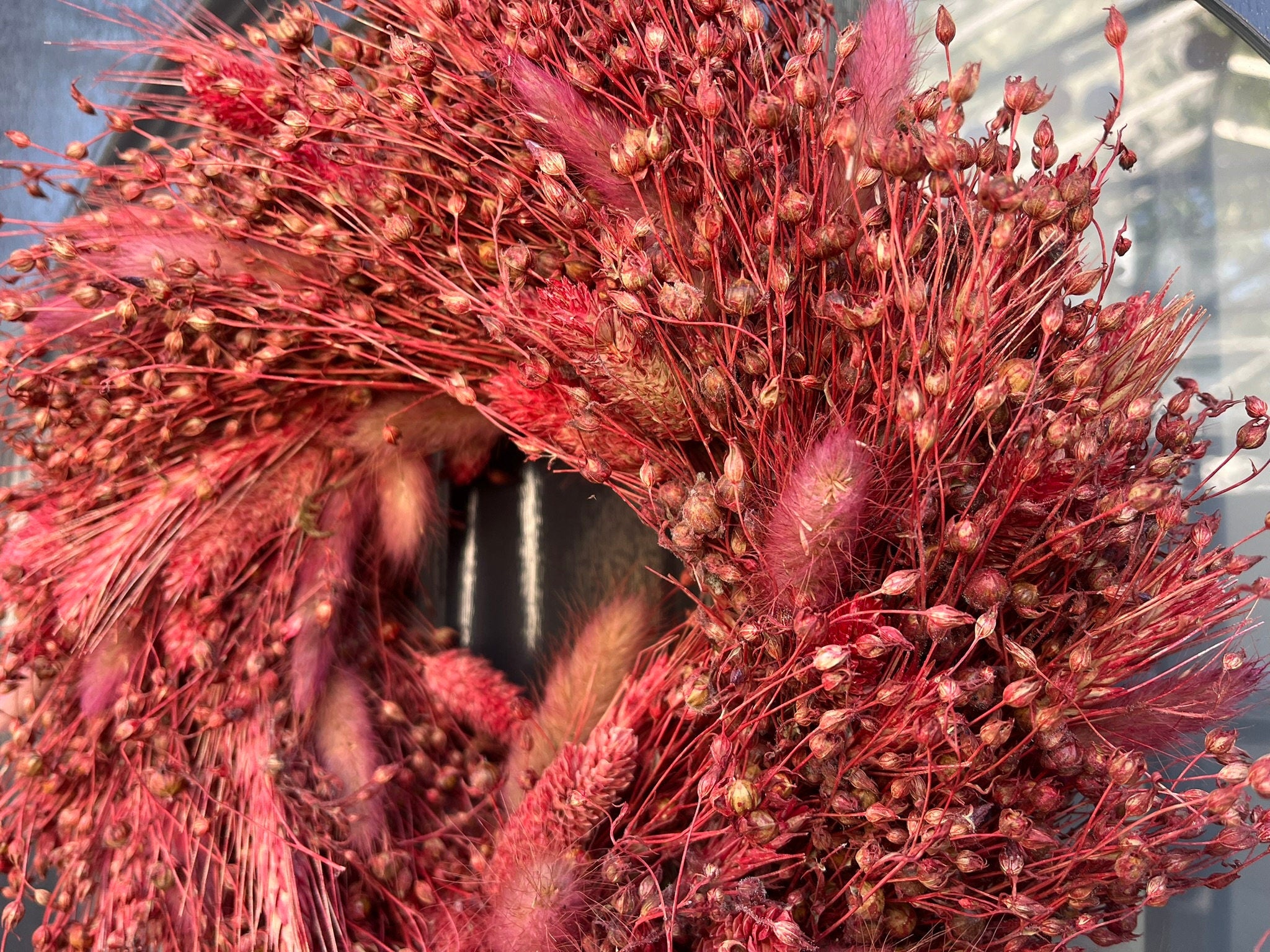 Trockenblumen-Kranz 28 cm Türkranz