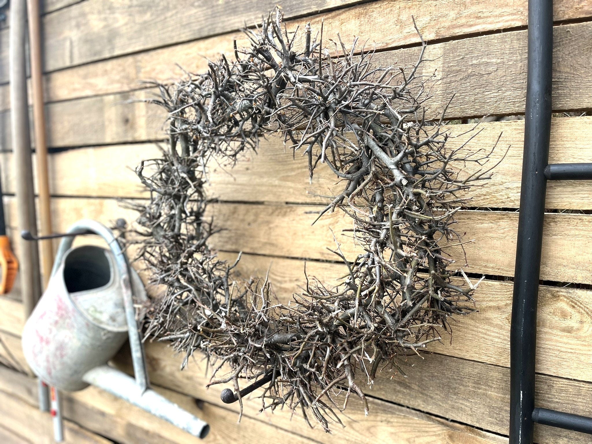 Vintage Bonsai-Kranz 60 cm, Kranz Türkranz Wandkranz