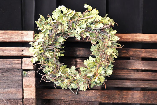 Kranz mit Eichenlaub Durchmesser: 50 cm Türkranz Wandkranz