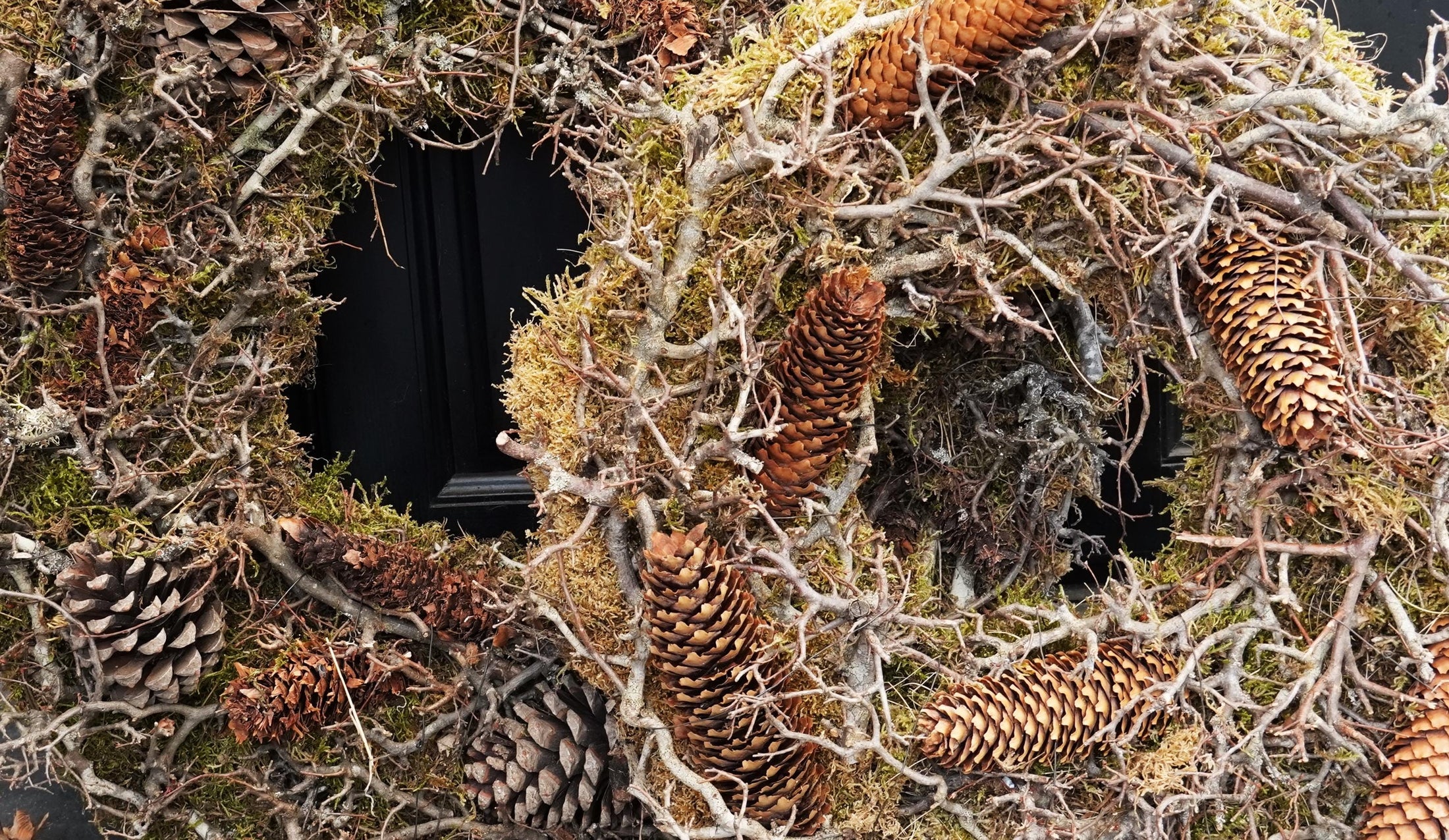 Wandkranz 45 und 60 cm Gartenkranz Kranz Mooskranz