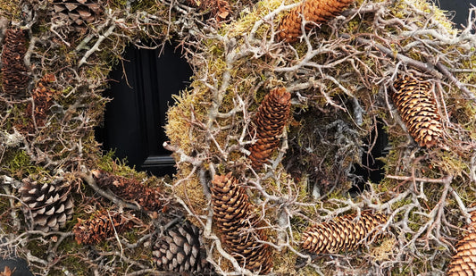 Wandkranz 45 und 60 cm Gartenkranz Kranz Mooskranz