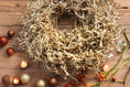 Bild in Galerie-Betrachter laden, Weihnachtskranz "Goldener Bonsai" 30 cm
