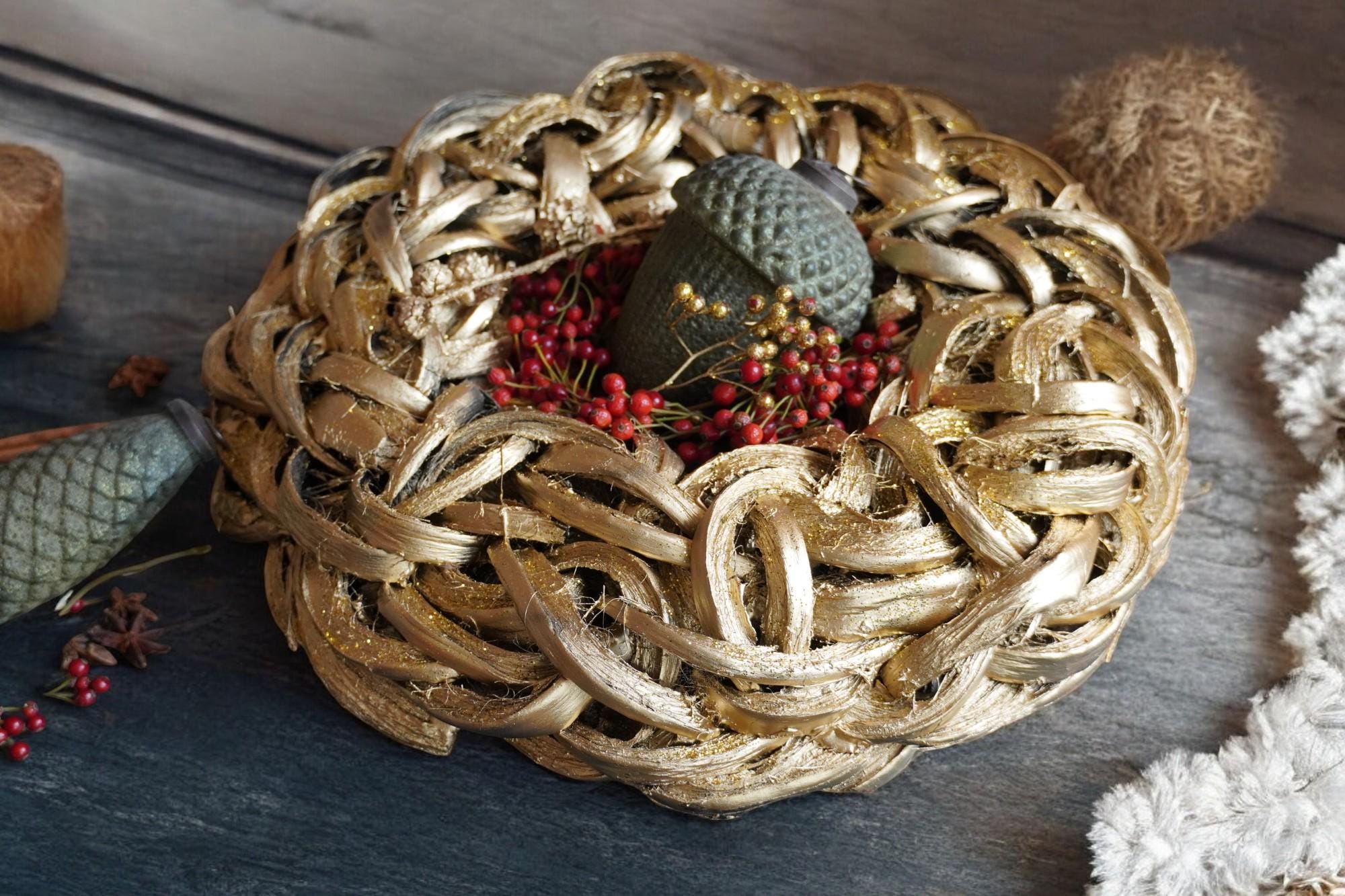 Weihnachtskranz "Golden Liane"