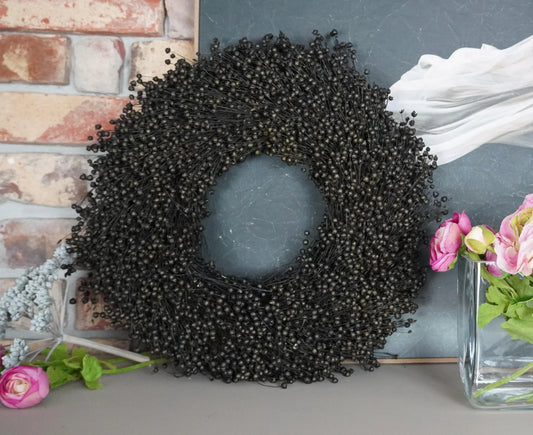 Kranz 40 cm Durchmesser, schwarz