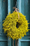 Bild in Galerie-Betrachter laden, Eleganter Wandkranz / Türkranz, Rapsgelb Asparagus-Kranz 35, oder 45 Durchmesser
