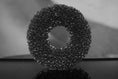 Bild in Galerie-Betrachter laden, Kranz schwarz Türkranz Wandkranz 40 cm Durchmesser
