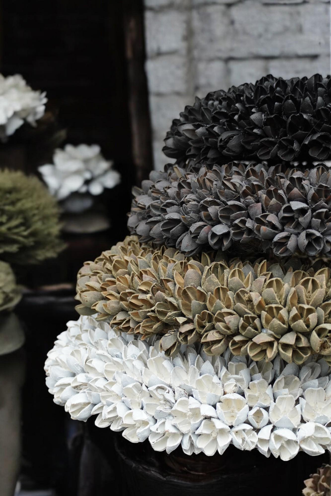 Kranz schwarz Türkranz Wandkranz 40 cm Durchmesser