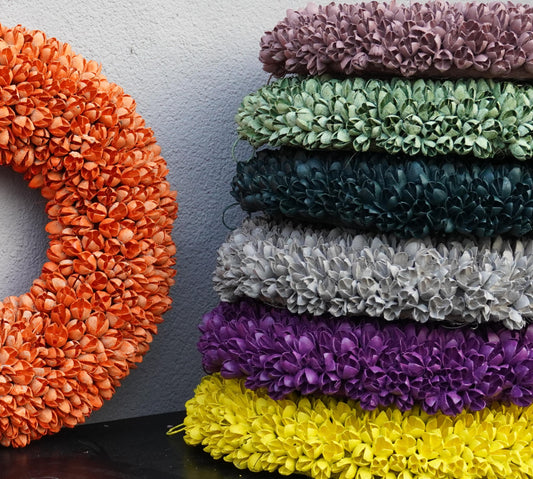 Kranz Pastell Türkranz Wandkranz 40 cm Ø