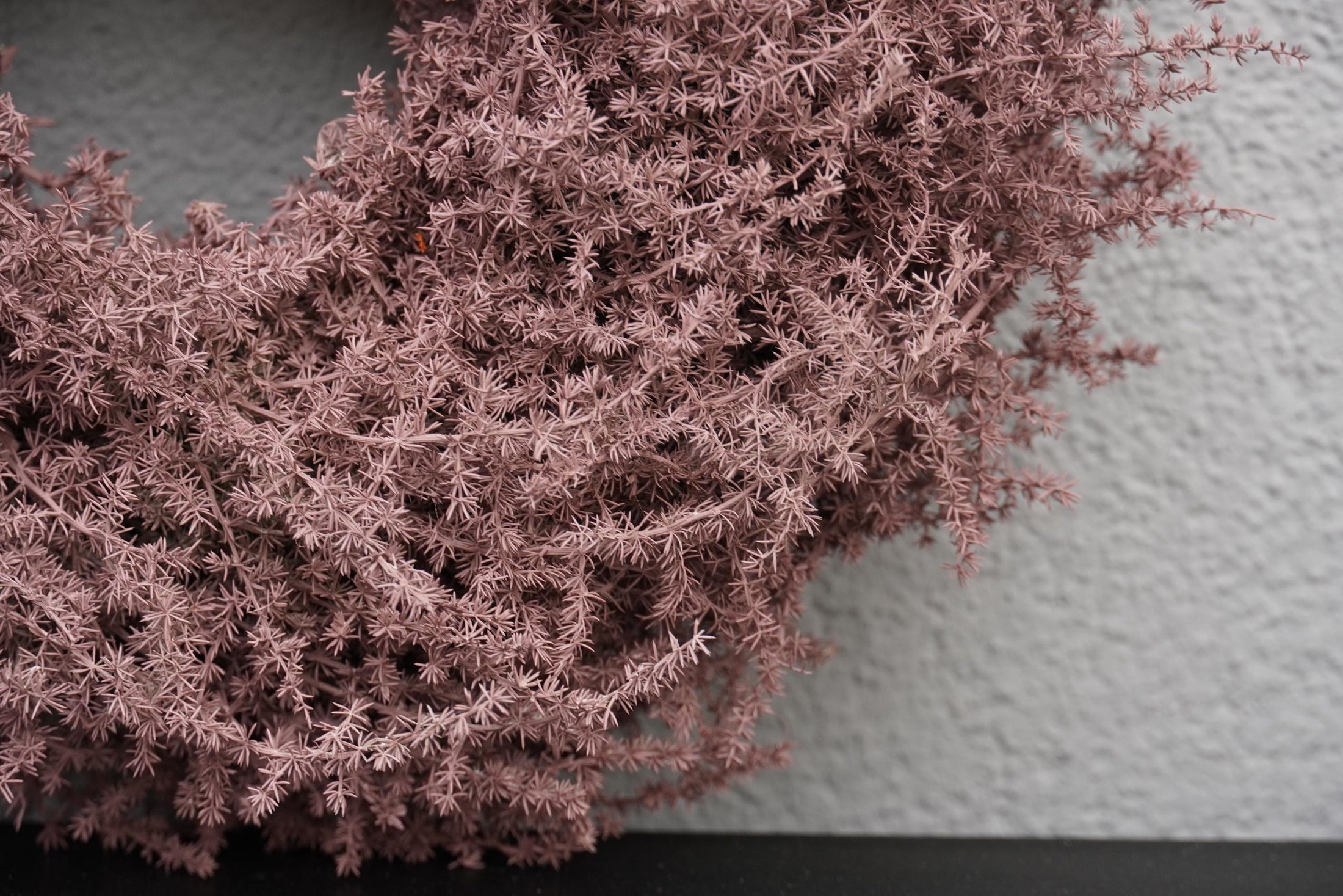 Kranz in Pastell Altrosa aus Asparagus Türkranz Wandkranz 28, 35 oder 45 cm