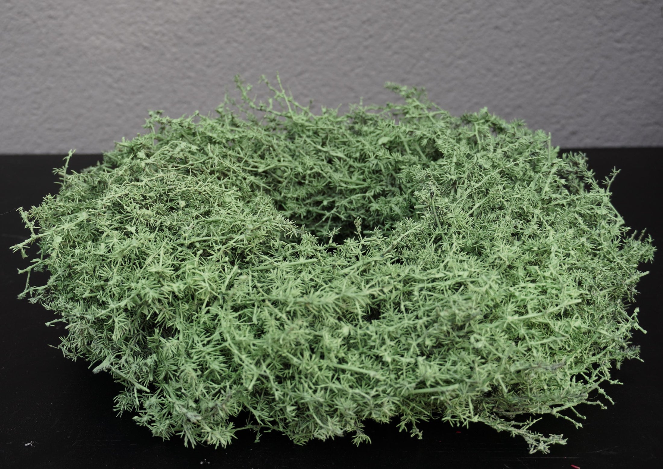 Kranz in Pastell Hellgrün aus Asparagus Türkranz Wandkranz 28, 35 oder 45 cm