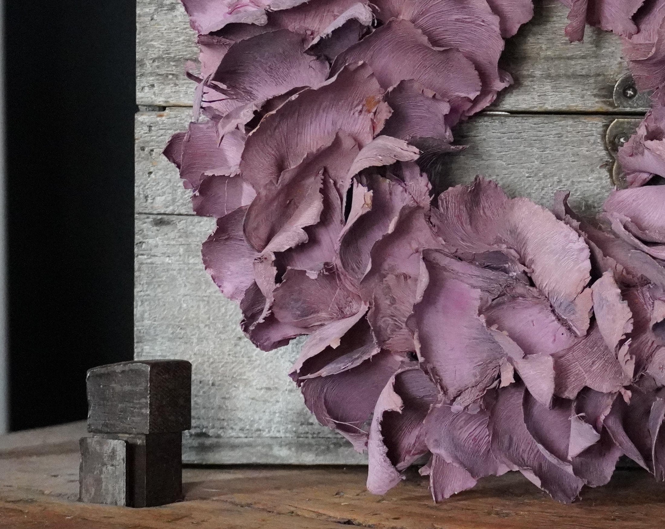 Türkranz Wandkranz Kranz Palmenblättern 25 cm in Pastell