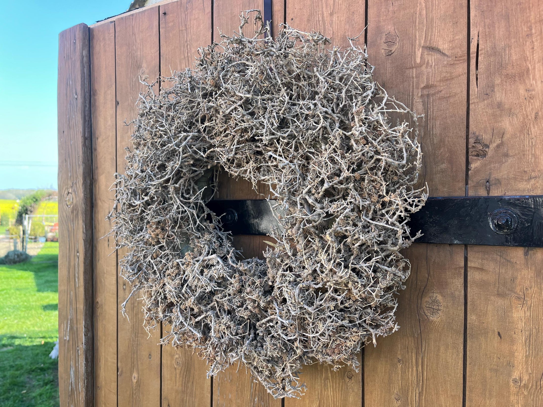 Vintage wild Bonsai-Kranz Türkranz Wandkranz