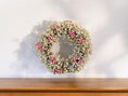 Bild in Galerie-Betrachter laden, Schleierkraut Kranz, für Tür und Wand ca. 30 cm Durchmesser
