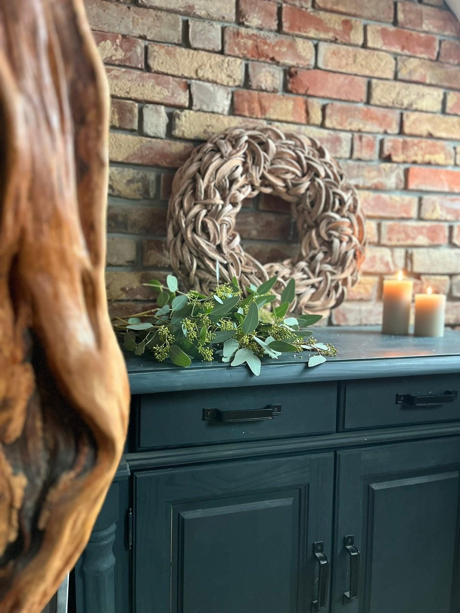 Türkranz Wandkranz für Ihr Indoor - 40 und 55 cm Durchmesser, Praktische Aufhängung