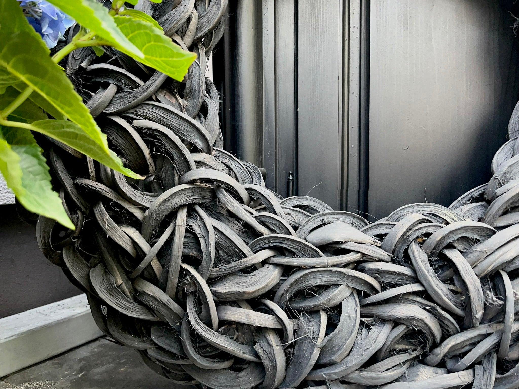 Kranz Premium XXL 100 cm Wandkranz, Schwarz